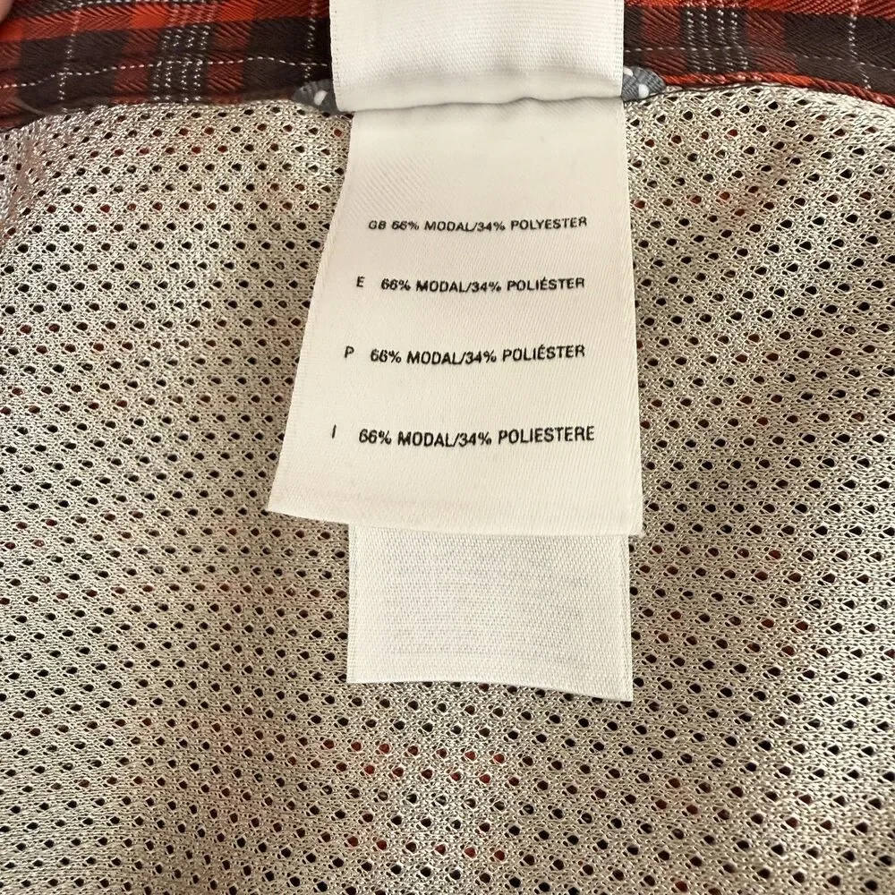The North Face Shirt Men’s Size XL Plaid Red Hiking Button Up Long Sleeve